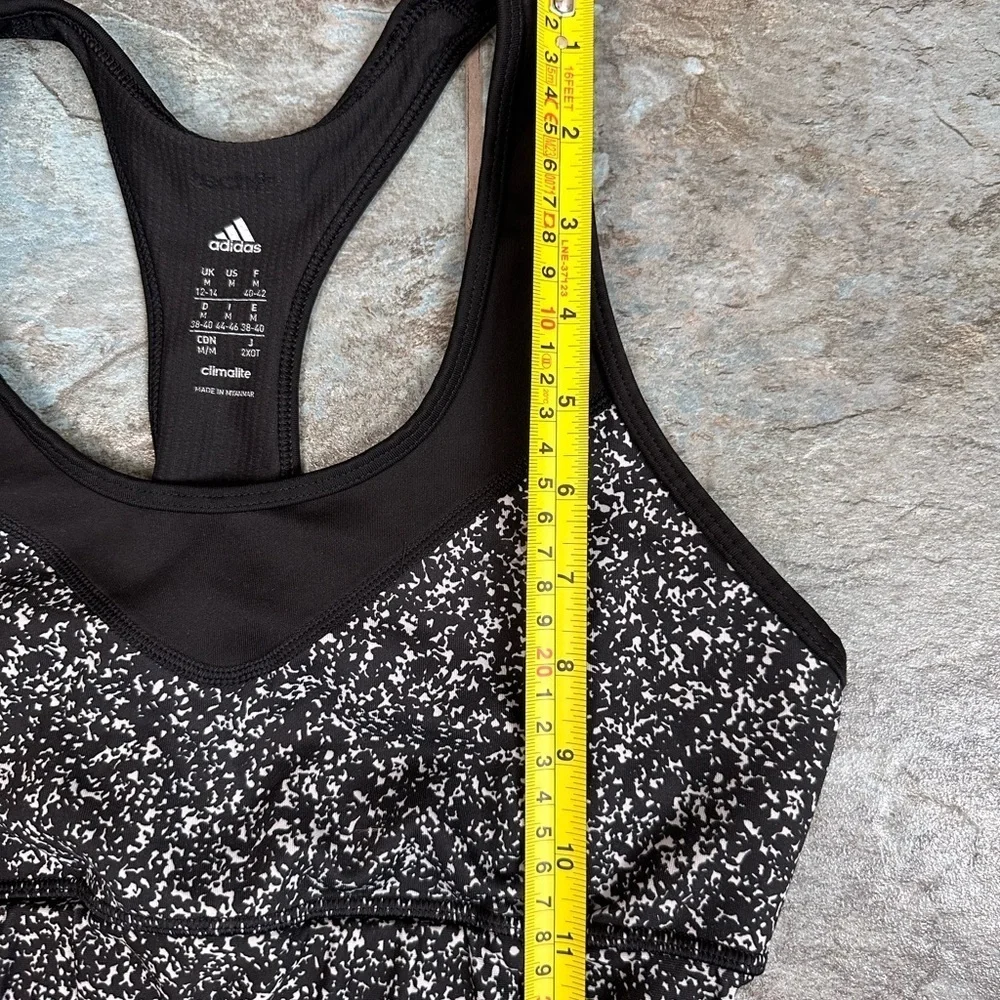 Adidas Techfit‎ Racerback Compression Stretch Climacool Sports Bra Size Medium